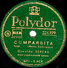 78 T. - 25 Cm - état  B -  Osvaldo BERCAS - CUMPARSITA - SILENCIO DE LA NOCHE - 78 T - Disques Pour Gramophone