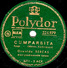 78 T. - 25 Cm - état  B -  Osvaldo BERCAS - CUMPARSITA - SILENCIO DE LA NOCHE - 78 T - Discos Para Fonógrafos