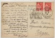 104 St Amand En Puisaye Route De St Fargeau Et Rue Carriès Edit Delapierre  Envoi Timbres Type Paix Vers Pologne - Saint-Amand-en-Puisaye