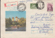 52655- SNAGOV MONASTERY, LAKE, BOAT, ARCHITECTURE, REGISTERED COVER STATIONERY, 1977, ROMANIA - Abbayes & Monastères
