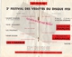 PROGRAMME CANETTI-2E FESTIVAL VEDETTES DISQUE 1951-DARY COWL-MICHEL LEGRAND-ROBERT LAMOUREUX-LES 4 BARBUS-FRANCOIS - Programas