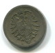 1888 Germany 5 Pfennig Coin - 1 Pfennig