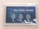 1943 STEEL PENNY ( Complete ) Mint Mark Collection ( For Grade, Please See Photo ) ! - Mint Sets