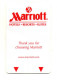 CLE D'HOTEL MARRIOTT - Hotel Key Cards