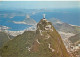 Cristo Redentor, Rio De Janeiro, Brazil Postcard Posted 1982 Stamp - Rio De Janeiro