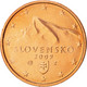 Slovaquie, 2 Euro Cent, 2009, SPL+, Copper Plated Steel, KM:96 - Slowakei