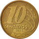 Monnaie, Brésil, 10 Centavos, 2013, TTB+, Bronze Plated Steel, KM:649.2 - Brésil