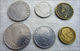 WW2 COIN, FASCIST DUX Mussolini , 1939-1942 Italian Complet SET 6 COINS 1940 - 1900-1946 : Victor Emmanuel III & Umberto II