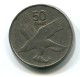 1984 Botswana 50 Thebe  Coin - Botswana