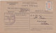 Be - RIORGES (42) Ravitaillement Général Pour Le Maire De St PRIX (03) Carte Postale Fiche De Contrôle - Riorges