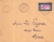 LETTRE DE BOURAIL NOUVELLE CALEDONIE   ADRESSEE A NOUMEA  FRANCE COLONIES COVER REIMS - Briefe U. Dokumente