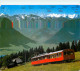 Train, Rigi, SZ Schwyz, Switzerland Postcard Posted 1981 Stamp - Autres & Non Classés