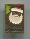 SANTA CLAUS, Weihnachtsmann - Christmas, Weihnachten, Russian (USSR) Vintage Pin Badge, Abzeichen - Noël