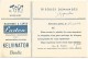 ALGERIE CARTE COMMERCIALE DE SIDI BEL ABBES 1962 LEGION ETRANGERE - Covers & Documents
