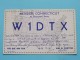 W1DTX Meriden Connecticut USA - WM. R. Curtiss ( To Hull England ) Anno 1955 ( Zie Foto Voor Details ) - Radio Amateur