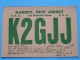 K2GJJ ( John F. Nowill ) Ramsey New Jersey ( To Hull ) Anno 1955 ( Zie Foto Voor Details ) - Radio Amateur