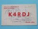 K4RDJ ( Charlie Allen ) Miami Florida USA ( To Hull England ) Anno 1960 ( Zie Foto Voor Details ) - Radio Amateur