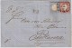 1873, 1 U. 2 Gr. Nach Italien ,klarer Hufeisen  " HAMBURG " #6835 - Briefe U. Dokumente