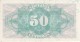 BILLETE DE ESPAÑA DE LA REPUBLICA ESPAÑOLA DE 50 CTS DEL AÑO 1937 SERIE  B SIN CIRCULAR-UNCIRCULATED - Otros & Sin Clasificación