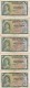 LOTE DE 5 BILLETES DE 5 PTAS DEL AÑO 1935 TODAS SERIES DISTINTAS (SS-A-B-C-D) (BANKNOTE) - 5 Pesetas