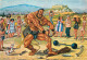 Hercules, Cartoon, Greece Postcard Posted 1984 Stamp - Griekenland