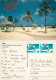 Beach Scene, Aruba, Aruba Postcard Posted 1995 Stamp - Geschichte, Philosophie, Geographie