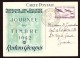 France - 1942 - CP Journée Du Timbre - Restons Groupés - Oeuvre De L'air - Bloc De 4 Vignettes Ste Foy La Grande - Storia Postale