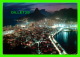 RIO DE JANEIRO, BRÉSIL - VISTA NOTURNA DO LEBLON COM LAGOA RODRIGO DE FREITAS - CIRCULÉE EN 1960 - - Rio De Janeiro
