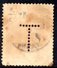 T1923 - TASMANIA 1 Penny Official :  Wmk  V Over Crown  Used . Punctured T - Used Stamps