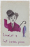 Carte De Poisson D' Avril - Charlot A Fait Bonne Prise - Dessin - 1921 - Charlie Chaplin. - 1er Avril - Poisson D'avril