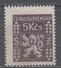 Czechoslovakia 1947. Scott #O14 (M) Coat Of Arms (Lion) - Sellos De Servicio