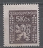 Czechoslovakia 1947. Scott #O14 (M) Coat Of Arms (Lion) - Timbres De Service