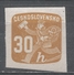 Czechoslovakia 1945. Scott #P32 (M) Newspaper Delivery Boy - Timbres Pour Journaux