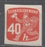 Czechoslovakia 1945. Scott #P33 (M) Newspaper Delivery Boy - Timbres Pour Journaux