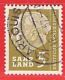 MiNr.382 O Deutschland Saarland (1957-1959) - Gebraucht