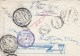 #BV6282  PLANE,BUILDINGS,AIRMAIL REGISTERED COVER WITH STAMPS, USED, 1965,ROMANIA. - Storia Postale