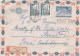#BV6283  PLANE,SATELLITE,AIRMAIL REGISTERED COVER WITH STAMPS, USED, 1965,ROMANIA. - Brieven En Documenten
