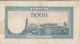 5000 LEI, COAT OF ARMS, 1945, PAPER BANKNOTE,ROMANIA. - Rumania