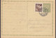 Czechoslovakia Uprated (w. Böhmen & Mähren Stamp!) Postal Stationery Ganzsache Entier BUDWEIS Budejovice 1940? (2 Scans) - Lettres & Documents
