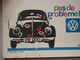 VW 1200 Coccinelle Käfer, Carte Publicitaire Volkswagen 1963 Publicity Postcard - PKW