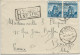 ROUMANIE - 1938 - ENVELOPPE RECOMMANDEE De PLOESTI Pour BOURGES (FRANCE) - - Cartas & Documentos