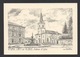 DF / 54 MEURTHE ET MOSELLE / CIREY SUR VEZOUZE / FONTAINE ET EGLISE / DESSIN À L'ENCRE - Cirey Sur Vezouze