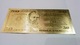 USA 50 Dollar 2009 UNC - Gold Plated - Very Nice But Not Real Money! - Billets De La Federal Reserve (1928-...)