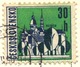 L1935 - Czechoslovakia (1968) Hrob (postcard: The Ore Mountains, Mikulov) Stamp: City Kosice (shifting Color) - Variétés Et Curiosités