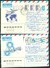 Russia. 6 Air Mail Letters To Denmark. - Lettres & Documents