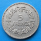 RARE 5 Francs Lavrillier Nickel 1937 (une VRAIE) - Autres & Non Classés