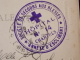 Beau Cachet Croix Rouge Societe De Secours Aux Blesses Hopital 14 Chartres Annexe D Esclimont + Cachet Gallardon 1915 - Croix Rouge