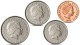 CAYMAN ISLANDS 1, 5, 10, 25 CENTS CURRENCY 4 COINS SET 2008 UNC - Cayman Islands