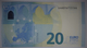 20 EURO S009F6 Draghi Italy Serie SA607 Perfect UNC - 20 Euro