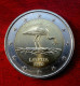 Lettland Latvia 2015 2 Euro Gedenkmünze Storch Münze  Coin CIRCULATED - Lettonie